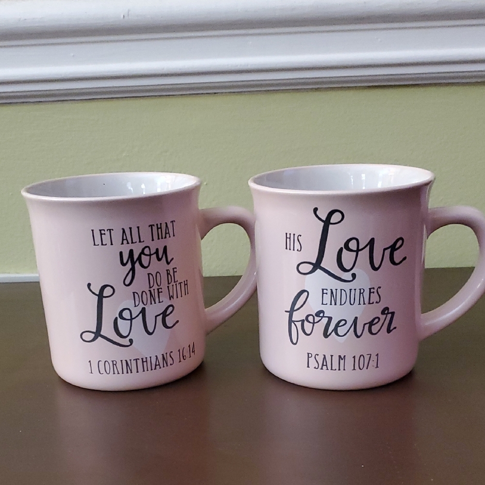 Easter Pink Mugs Set